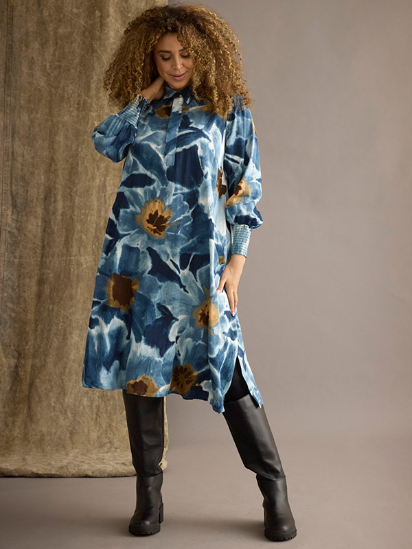 ZH-PERI - Plus Size Dress fra Zhenzi