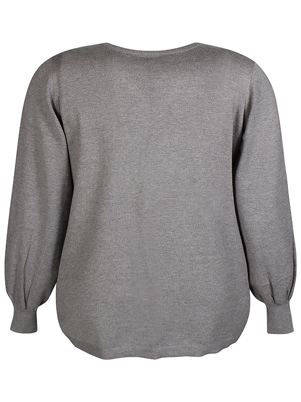 ZH-KOGLE - Plus Size Sweater fra Zhenzi