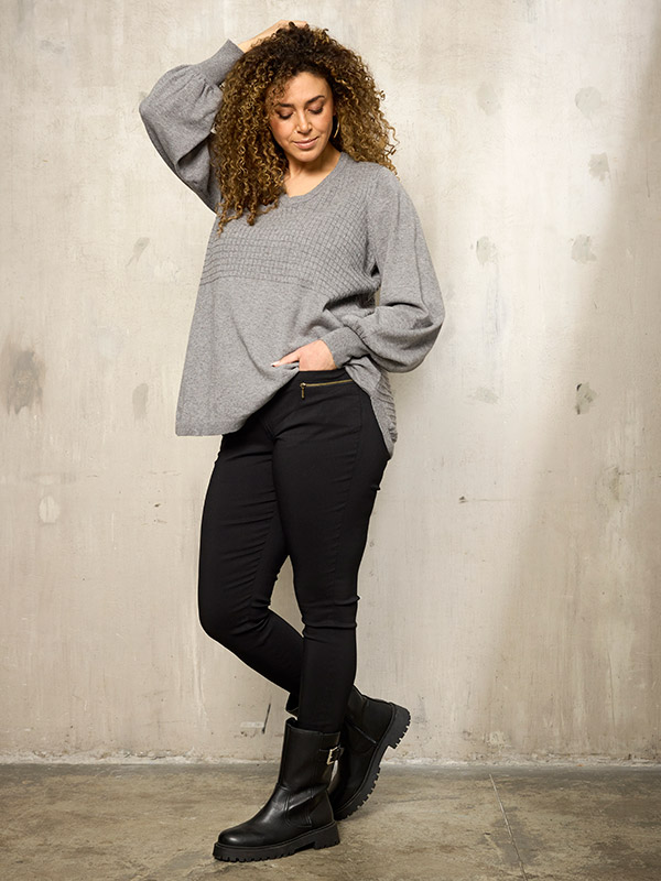 ZH-KOGLE - Plus Size Sweater fra Zhenzi