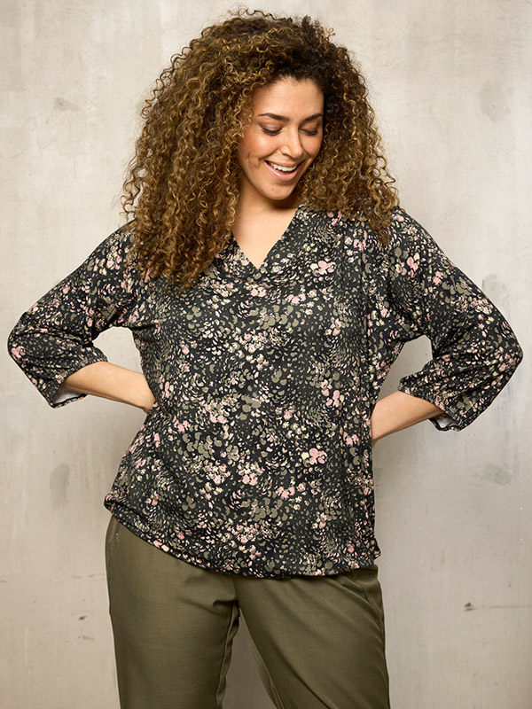 ZH-SYLVA - Plus Size Blouse fra Zhenzi