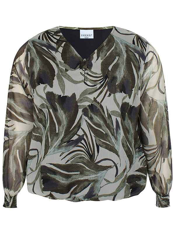 ZH-SEYA - Plus Size Blouse fra Zhenzi