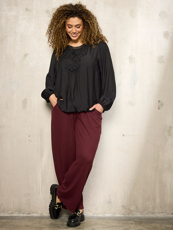 ZH-SIMY - Plus Size Blouse fra Zhenzi