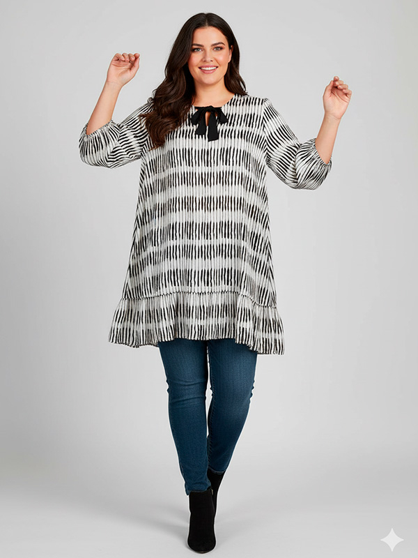 ZH-SISY - Plus Size Tunic fra Zhenzi