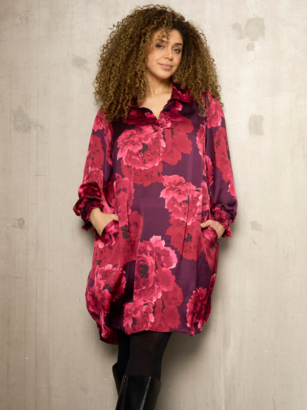 ZH-SKYE - Plus Size Dress fra Zhenzi