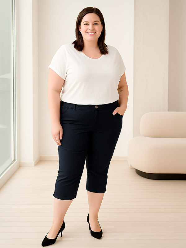 TWIST - Plus Size Pants fra Zhenzi
