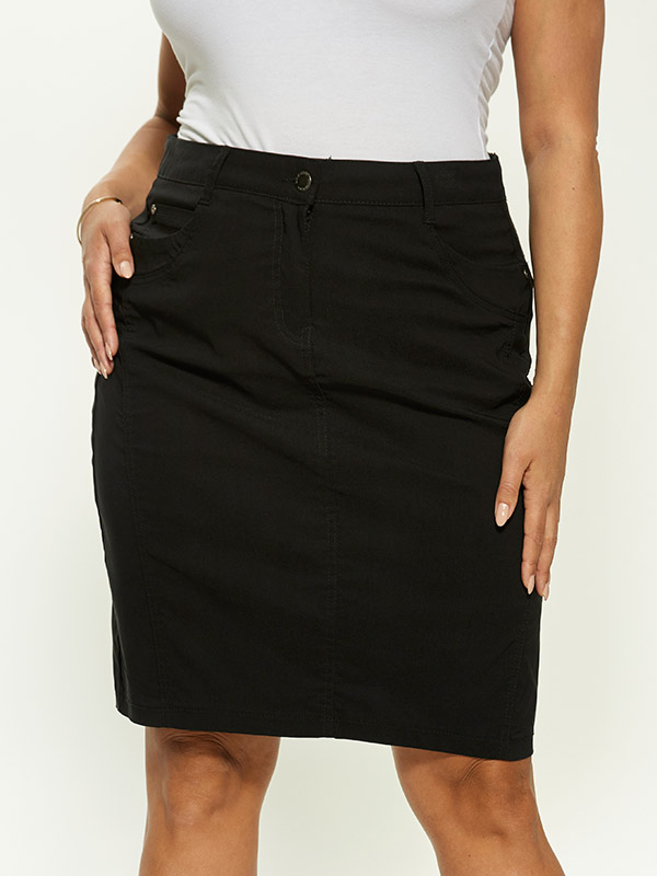 BOYER  - Plus Size Skirt fra Zhenzi