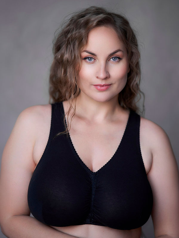 UNIQUE BOMULD - Plus Size Wireless bra fra Plaisir