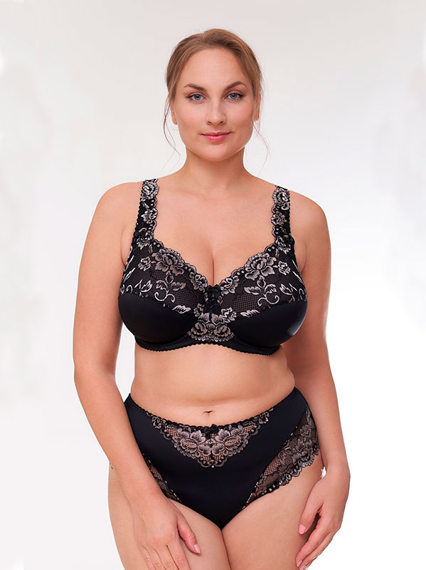 BEATE PLAIN - Plus Size Underwired bra fra Plaisir