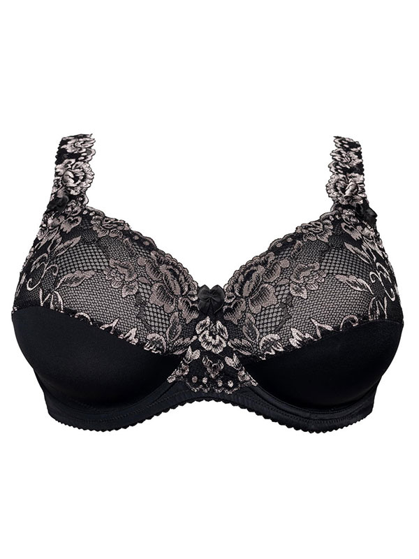 BEATE PLAIN - Plus Size Underwired bra fra Plaisir