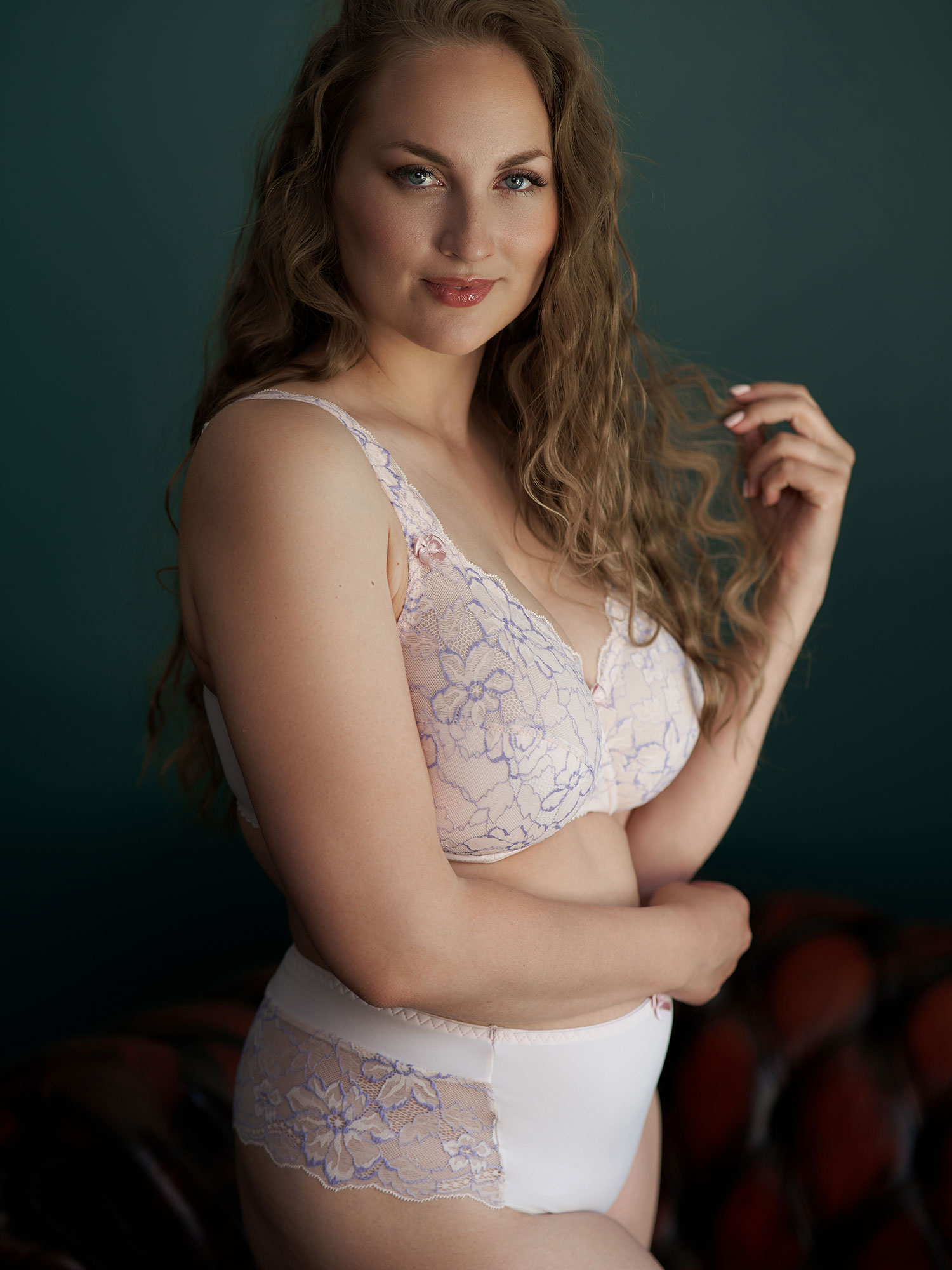 BEATE FULL LACE - Plus Size Underwired bra fra Plaisir