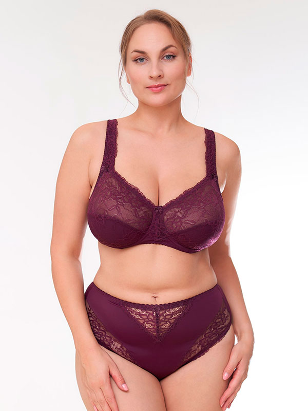BEATE FULL LACE - Plus Size Underwired bra fra Plaisir