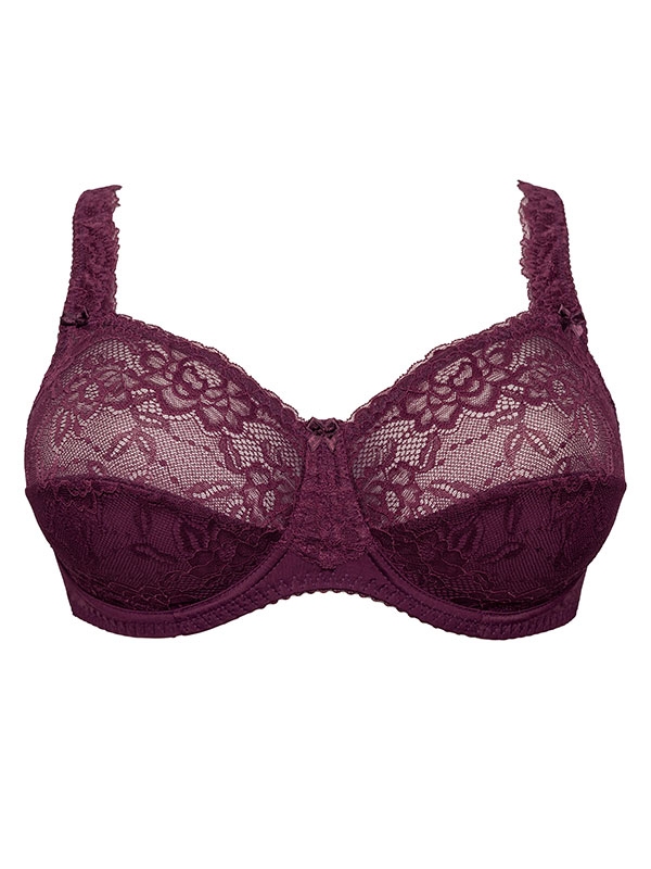 BEATE FULL LACE - Plus Size Underwired bra fra Plaisir