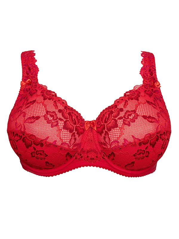BEATE LUXURY FULL LACE - Plus Size Underwired bra fra Plaisir