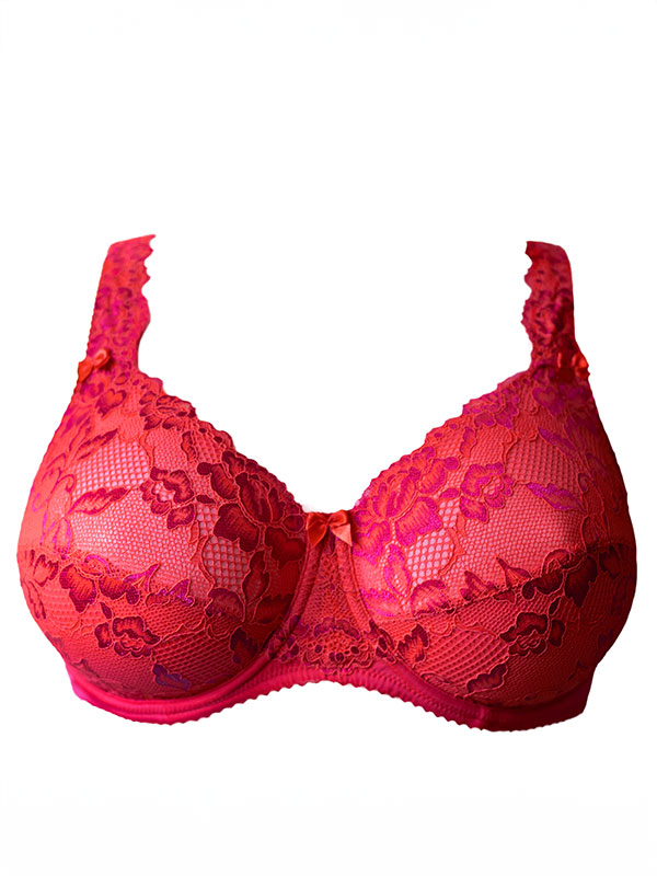 BEATE LUXURY FULL LACE - Plus Size Underwired bra fra Plaisir