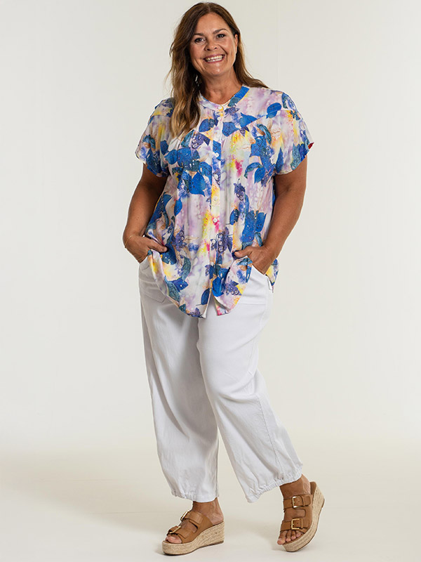 CLARA - Plus Size Pants fra Gozzip