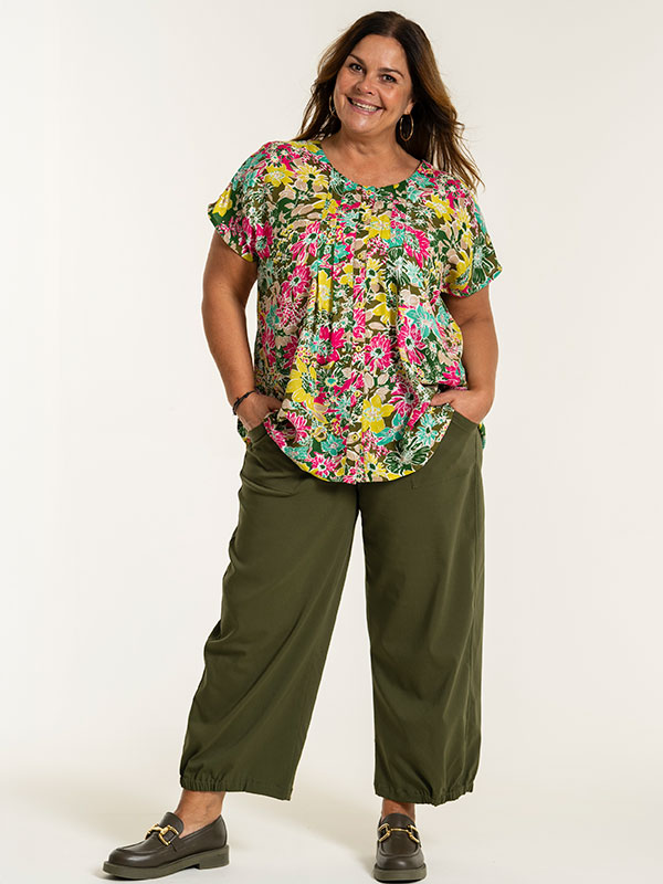 CLARA - Plus Size Pants fra Gozzip