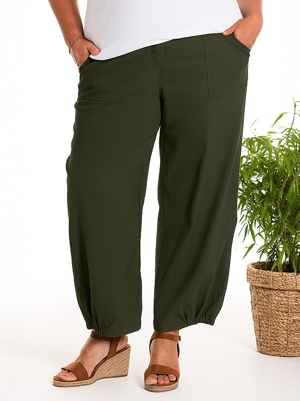 CLARA - Plus Size Pants fra Gozzip