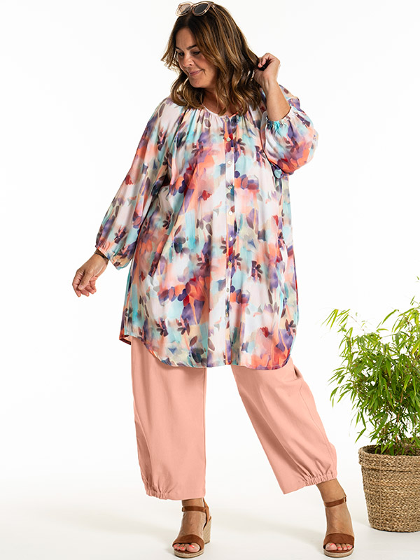 CLARA - Plus Size Pants fra Gozzip
