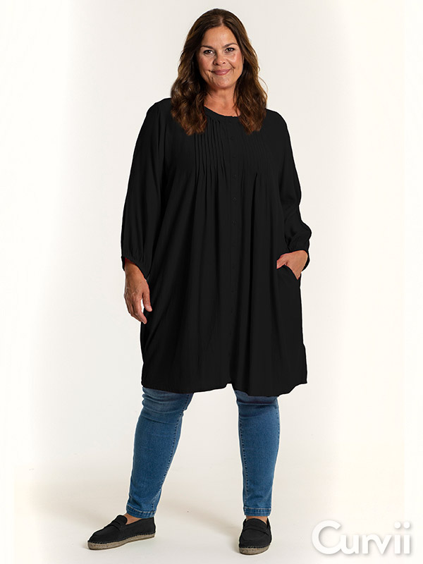 JOHANNE  - Plus Size Tunic fra Gozzip