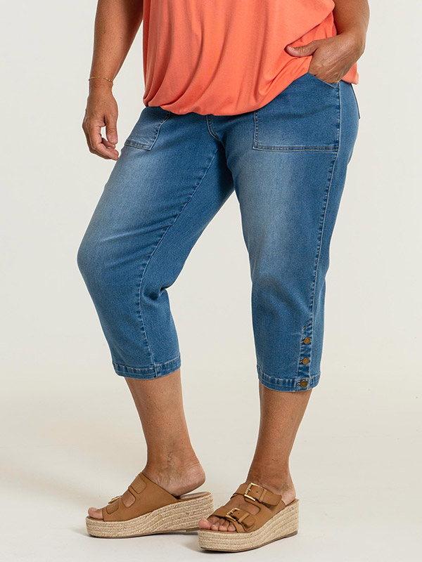 CLARA  - Plus Size Jeans fra Gozzip