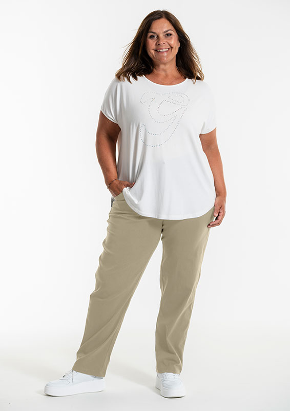 CLARA - Plus Size Pants fra Gozzip