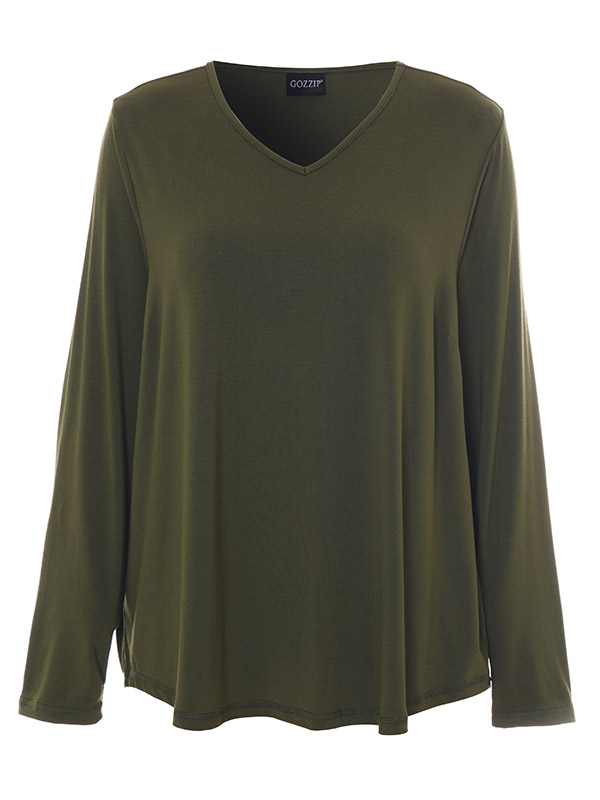 GITTE - Plus Size Blouse fra Gozzip