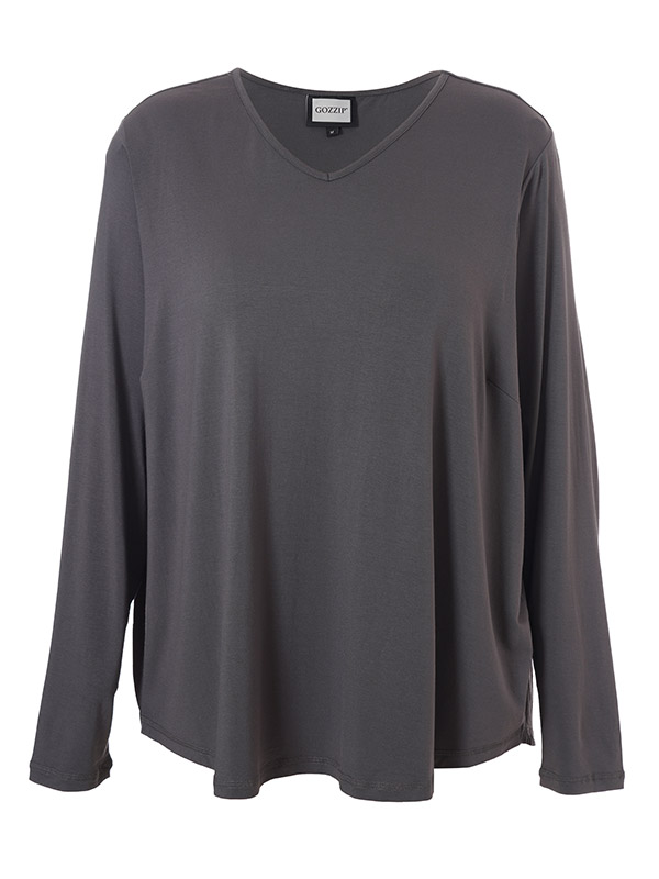 GITTE - Plus Size Blouse fra Gozzip