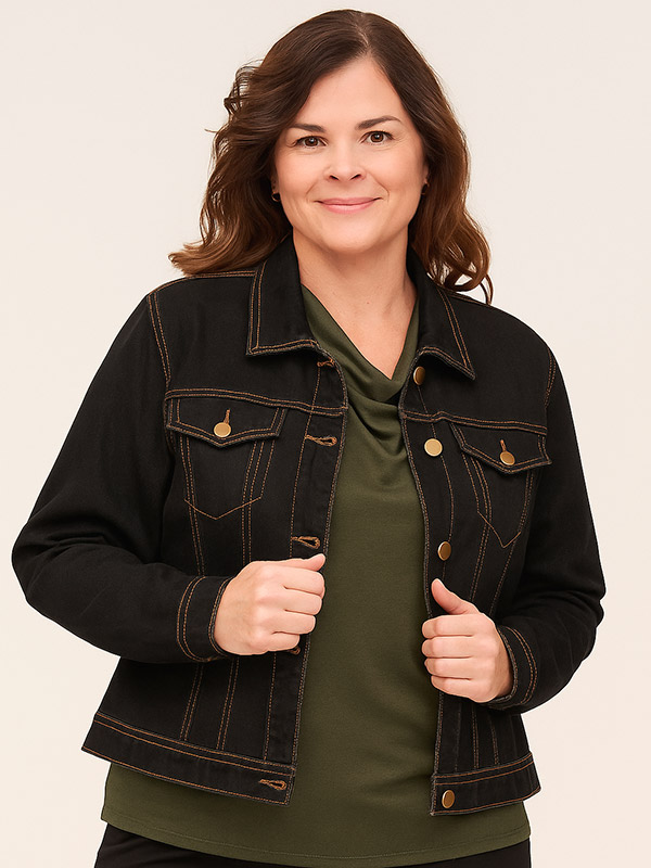 MAYA - Plus Size Jacket fra Gozzip