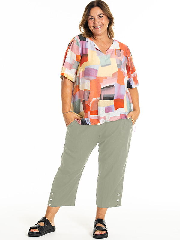 CLARA - Plus Size Pants fra Gozzip