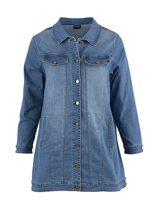 AMELA - Plus Size Jacket fra Gozzip