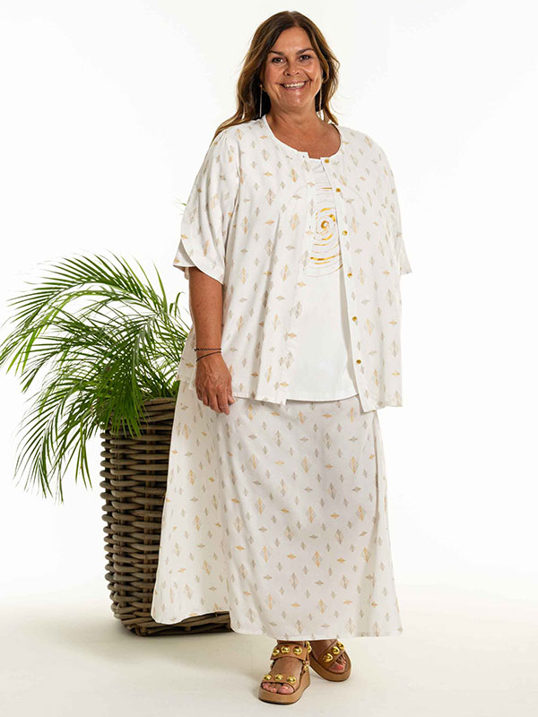 DIA - Plus Size Skirt fra Gozzip