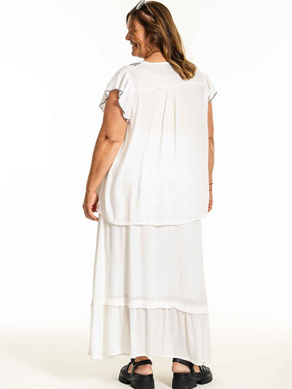 DARLENE - Plus Size Blouse fra Gozzip