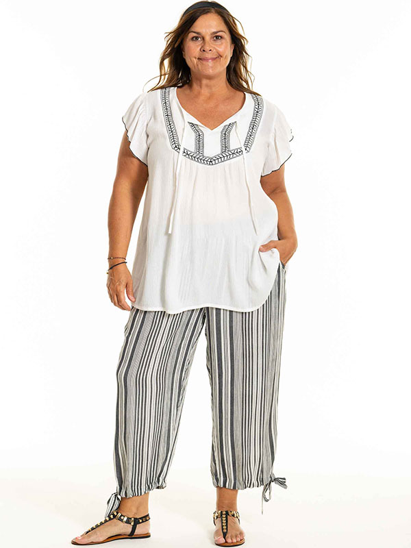 DARLENE - Plus Size Blouse fra Gozzip