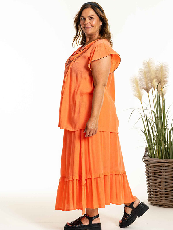DAWN - Plus Size Skirt fra Gozzip