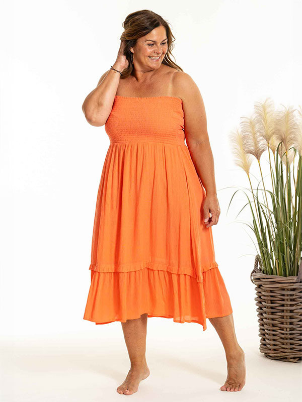 DAWN - Plus Size Skirt fra Gozzip