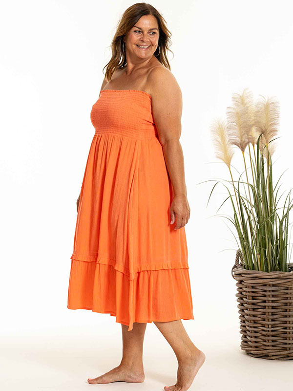 DAWN - Plus Size Skirt fra Gozzip