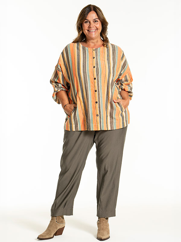 ANN-MARI - Plus Size Blouse fra Gozzip
