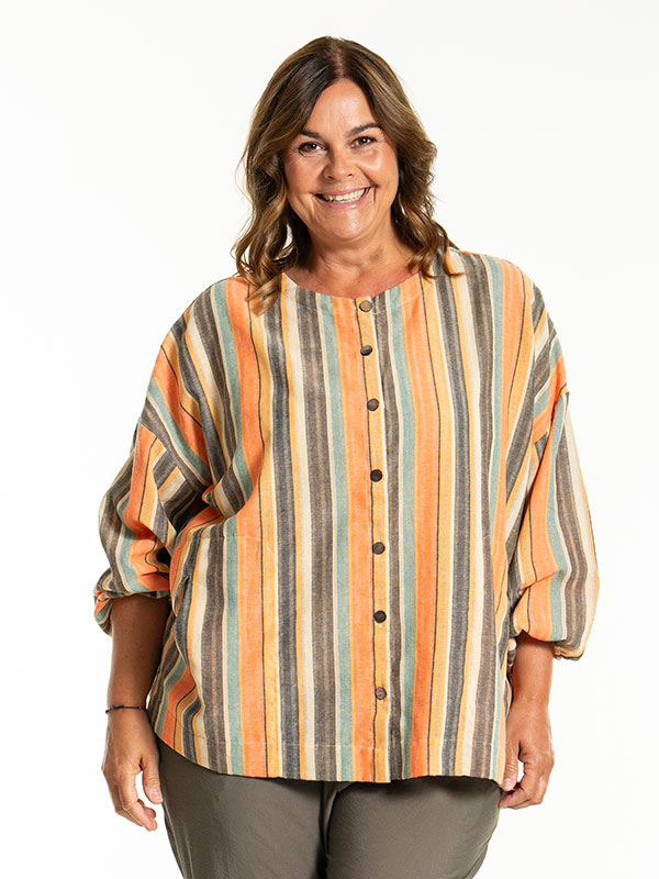 ANN-MARI - Plus Size Blouse fra Gozzip