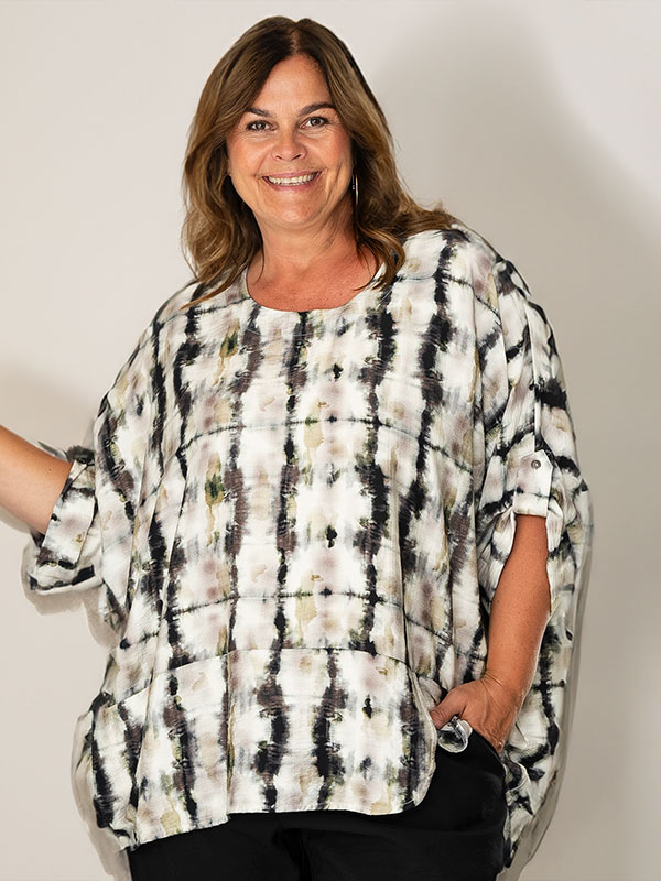 ELISSA - Plus Size Blouse fra Gozzip