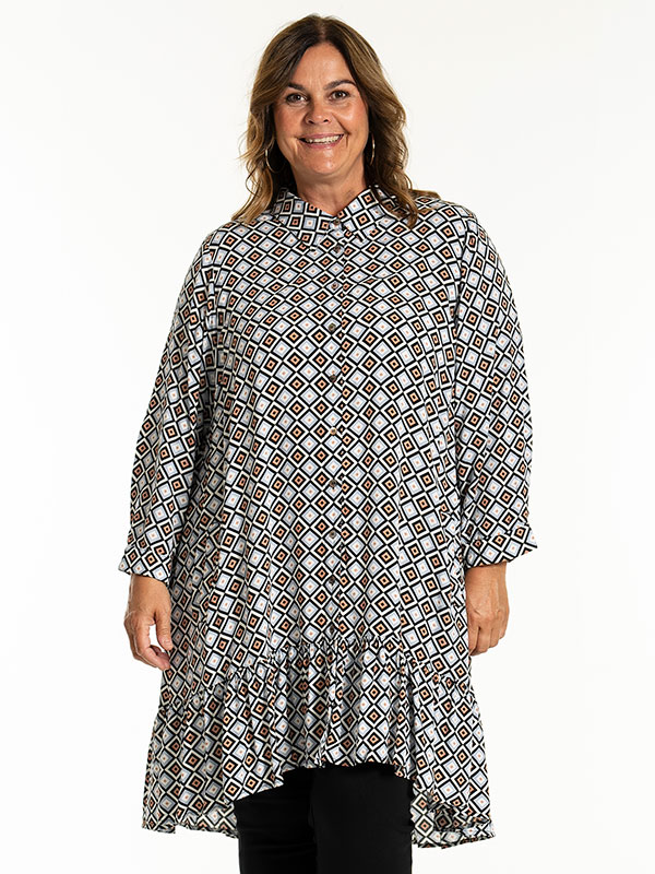 EDITH - Plus Size Tunic fra Gozzip