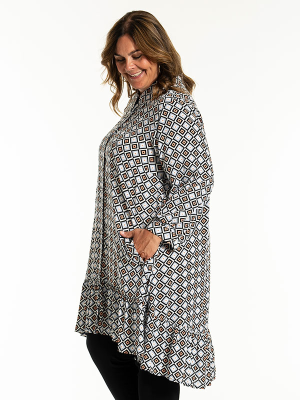 EDITH - Plus Size Tunic fra Gozzip