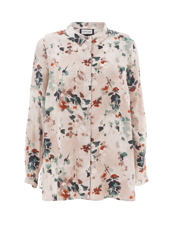 KARINA - Plus Size Shirt fra Gozzip