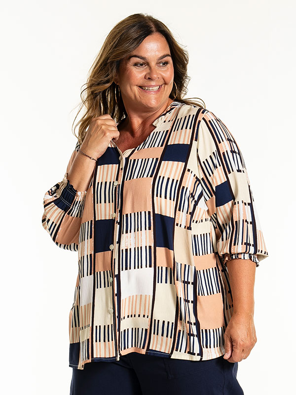 GHITA - Plus Size Blouse fra Gozzip