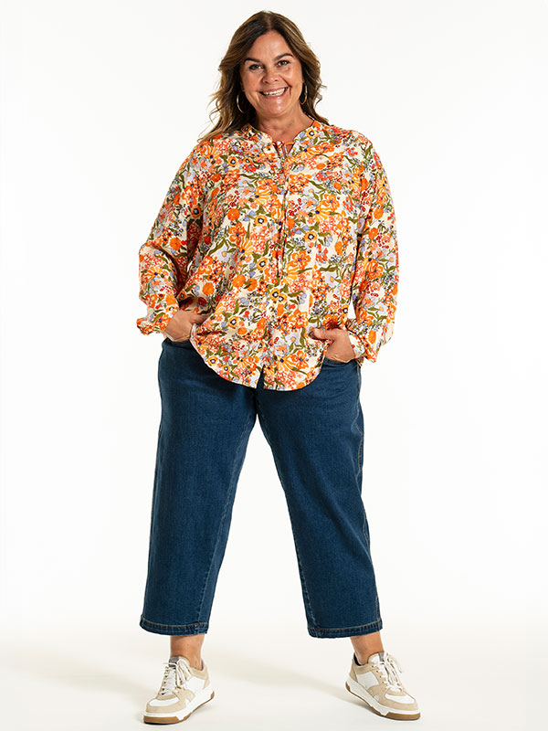 JANETT - Plus Size Blouse fra Gozzip