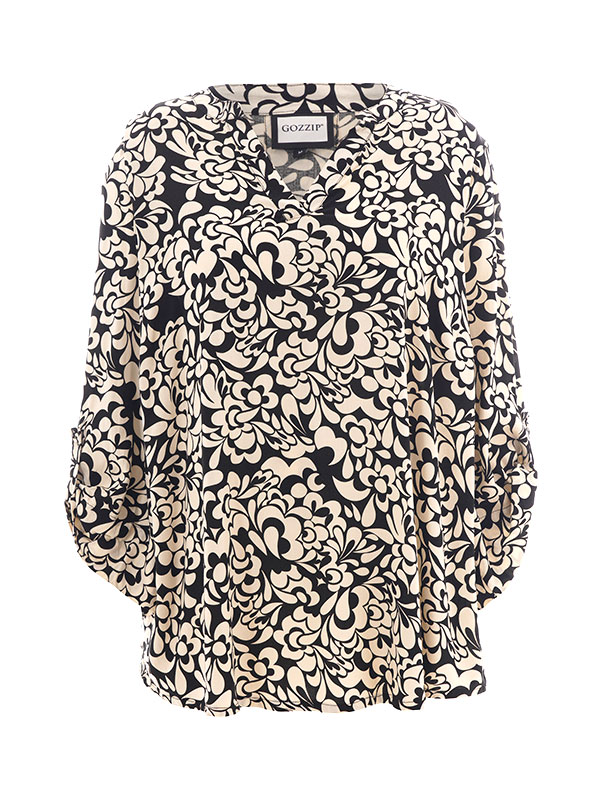 BILLIE - Plus Size Blouse fra Gozzip