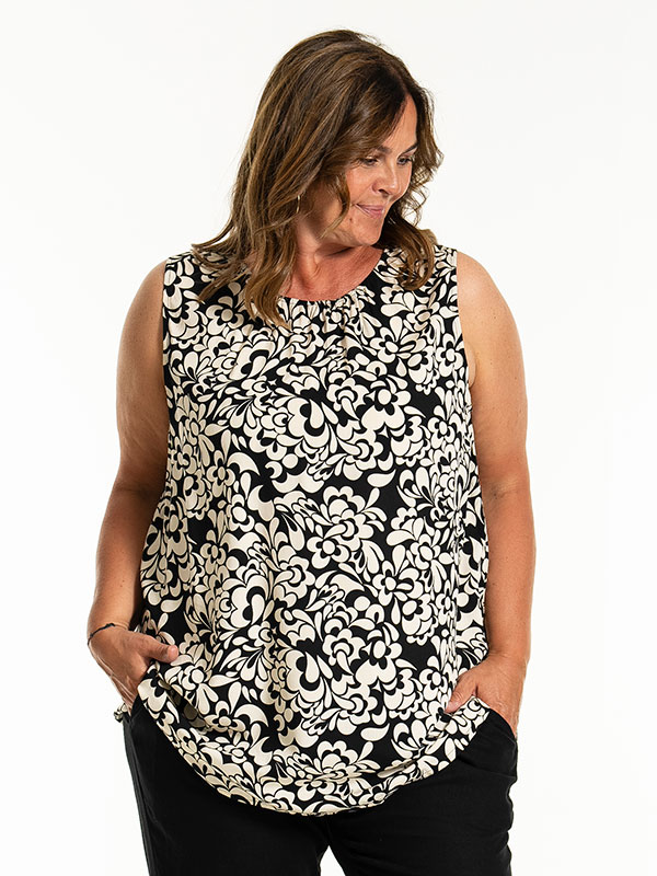 BEATA - Plus Size Top fra Gozzip