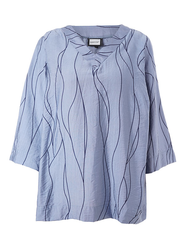 SVANHILDR - Plus Size Blouse fra Gozzip