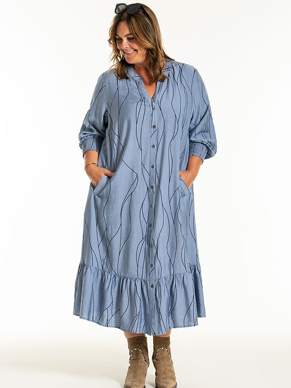 SIGRUN - Plus Size Dress fra Gozzip