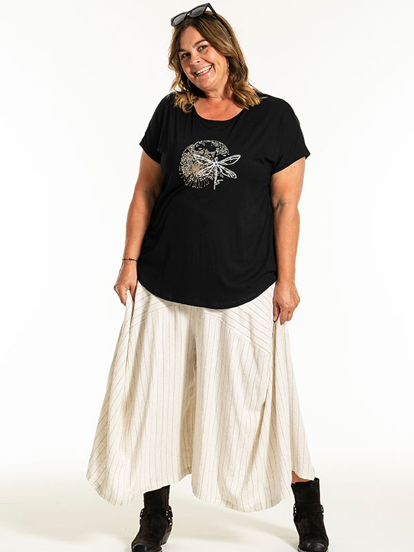 GITTE - Plus Size T-shirt fra Gozzip