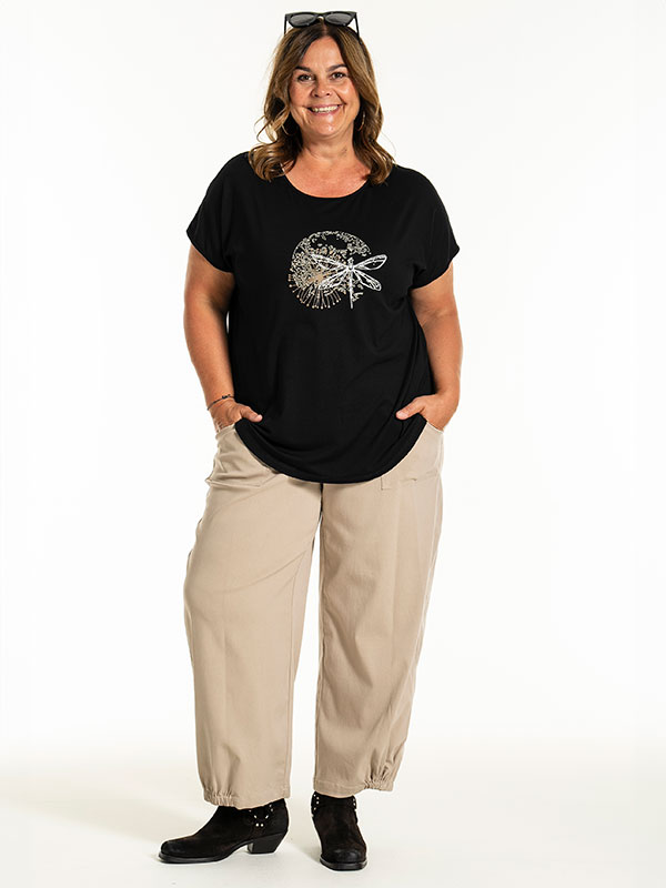 GITTE - Plus Size T-shirt fra Gozzip